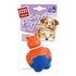 GiGwi Suppa Puppa Hippo Dog Toy, Orange/Blue, Small