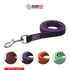 GEARBUFF Sports Padded Leash for Dogs, Black & Purple
