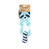 Beco Pet Stuffing Free Racoon Toy for Dogs, Medium, Blue