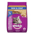 Whiskas, Dry Cat Food for Adult Cats (1+ Years), For Healthy Skin & Coat, 1.1 kg
