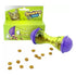 PetVogue, Love Enhance IQ Treat Ball Food Dispenser Interactive Toy for Cats, green & Purple