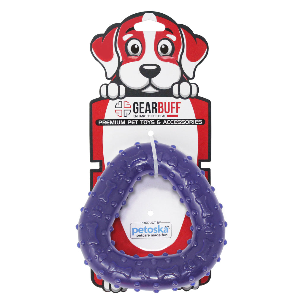 Gearbuff Trinity Clear Dental Dog Chew Toy
