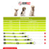 GEARBUFF Pet Walk Premium Collar for Dogs, Kiwi & Black