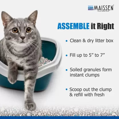 Maissen Bentonite Activated Classic Quick-Clumping Cat Litter, 5 Kgs