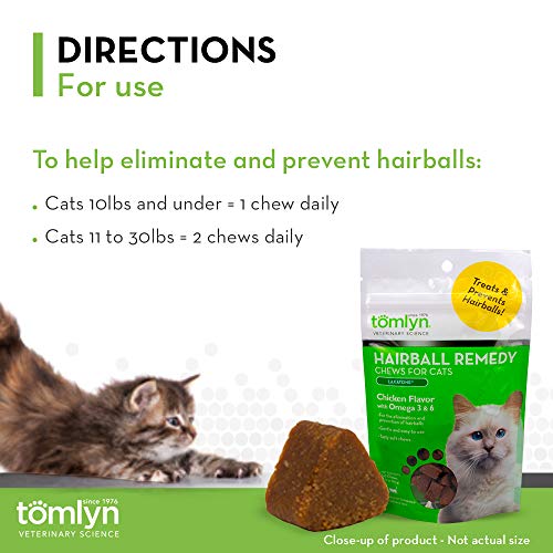 2 Pack) TOMLYN Laxatone Soft Chews Hairball Formula Cat Treat (60 Cou –  PETOLY