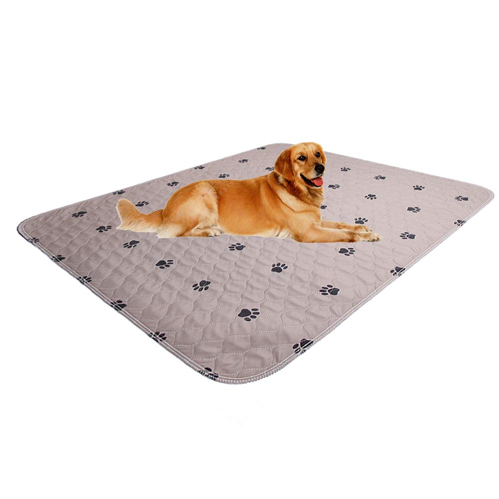 Washable, Reusable, Pet Training and Puppy Pads+Free Puppy Grooming Gloves/Extra Large Waterproof,Super Urine Absorbing&100% Leak Proof. Whelping, Incontinence, Travel, Bed Wetting, Mattress Protect
