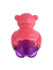 GiGwi Suppa Puppa Bear Squeaky, Pink and Purple Chew Toy for Dog, Small