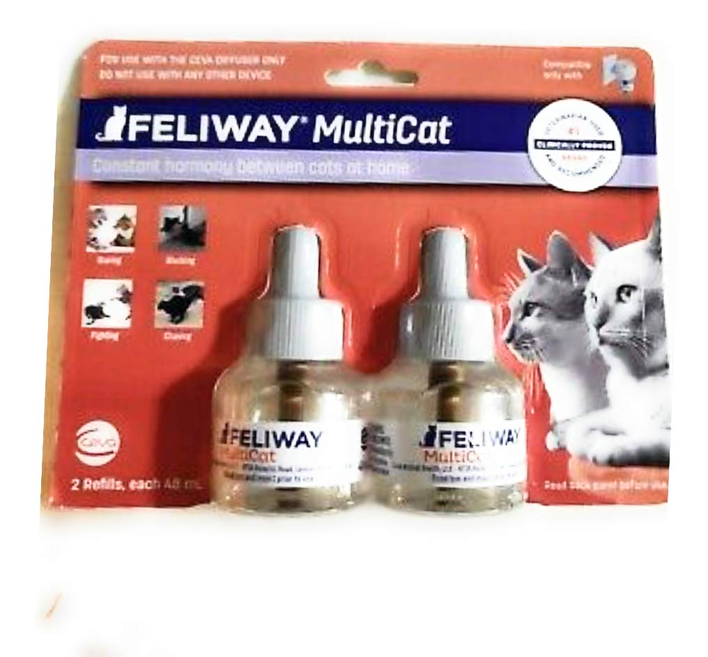 Feliway Multicat Diffuser Refill 2 Refills 48ml Each