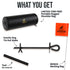 SÃƒ¤ker Premium Tie Out Stake ââ‚¬â€œ Heavy Duty Anchor That fits Any Dog ââ‚¬â€œ Perfect Tether for Tie-Out Cable