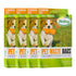 BioBag Dog Waste Bags, Standard Sized, 50-Count Bags (Pack of 4)