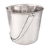 ProSelect Stainless Steel Flat Sided Pails - Durable Pails for Fences, Cages, Crates, Or Kennels - 5, 1-Quart