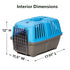Pet Carrier: Hard-Sided Dog Carrier, Cat Carrier, Small Animal Carrier in Blue| Inside Dims 17.91L x 11.5W x 12H &amp; Suitable for Tiny Dog Breeds | Perfect Dog Kennel Travel Carrier for Quick Trips