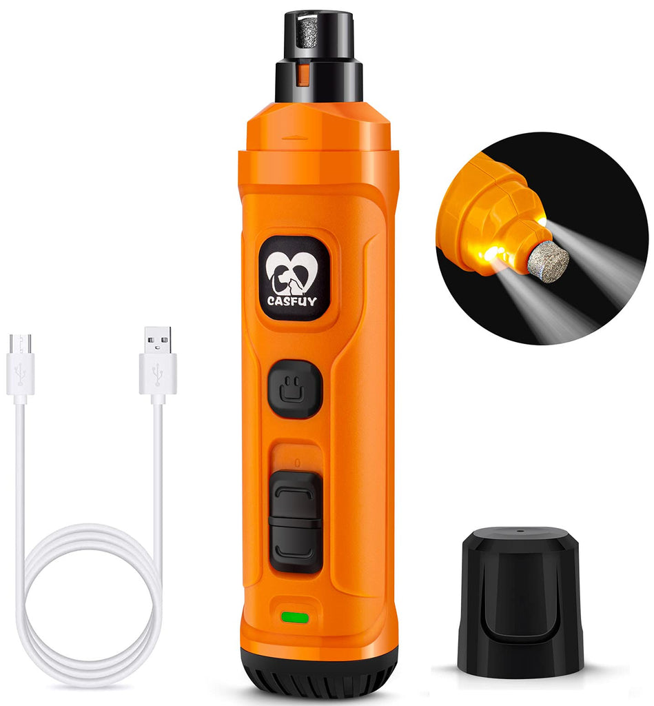 PUP PALS Dog Nail Grinder with 5 LED Shadow Free Light Dog Nail Trimmer  Protect Pet Paws from Over Grinding with 2 Speed Super Power Motor for  Small Medium and Large Dogs
