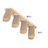 FUKUMARU Cat Climbing Shelf Wall Mounted, Four Step Cat Stairway with Jute Scratching for Cats Perch Platform Supplies
