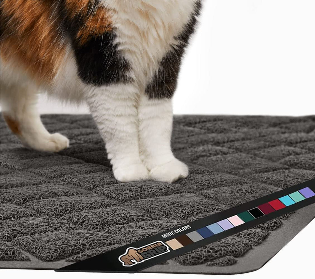 Gorilla Grip Original Premium Durable Cat Litter Mat, 24x17, Water Res –  PETOLY