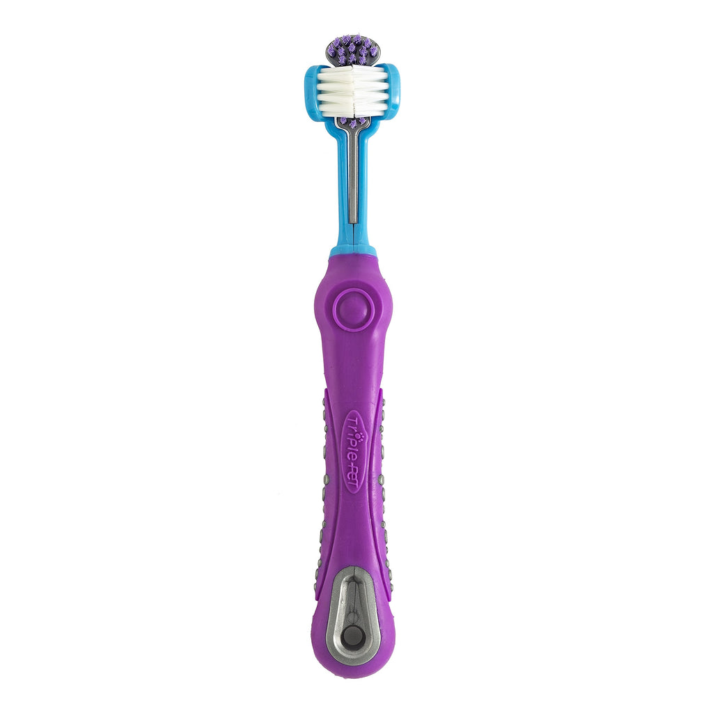 Ez dog triple shop toothbrush