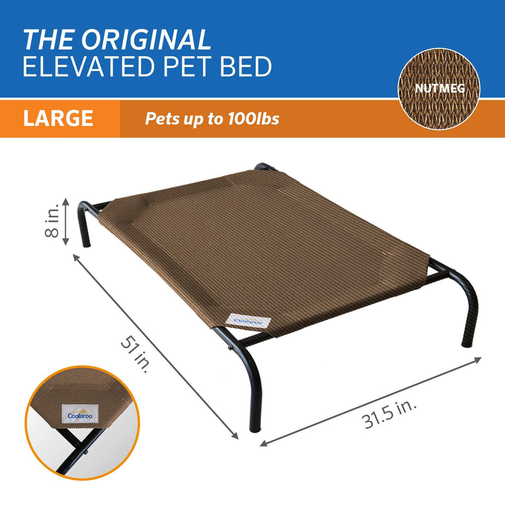 Gale Pacific Coolaroo Elevated Pet Bed with Knitted Fabric PETOLY