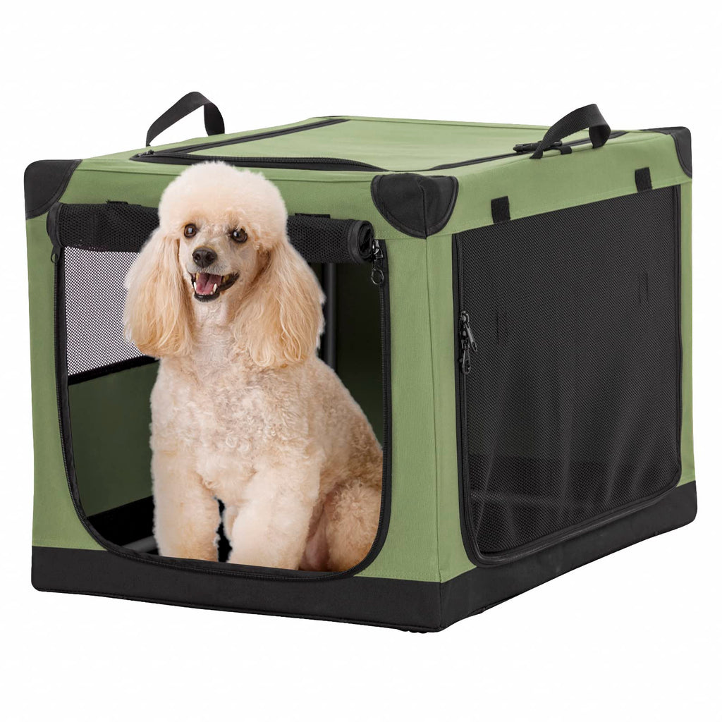 PETSFIT Portable Soft Collapsible Dog Crate Travel Soft Kennel