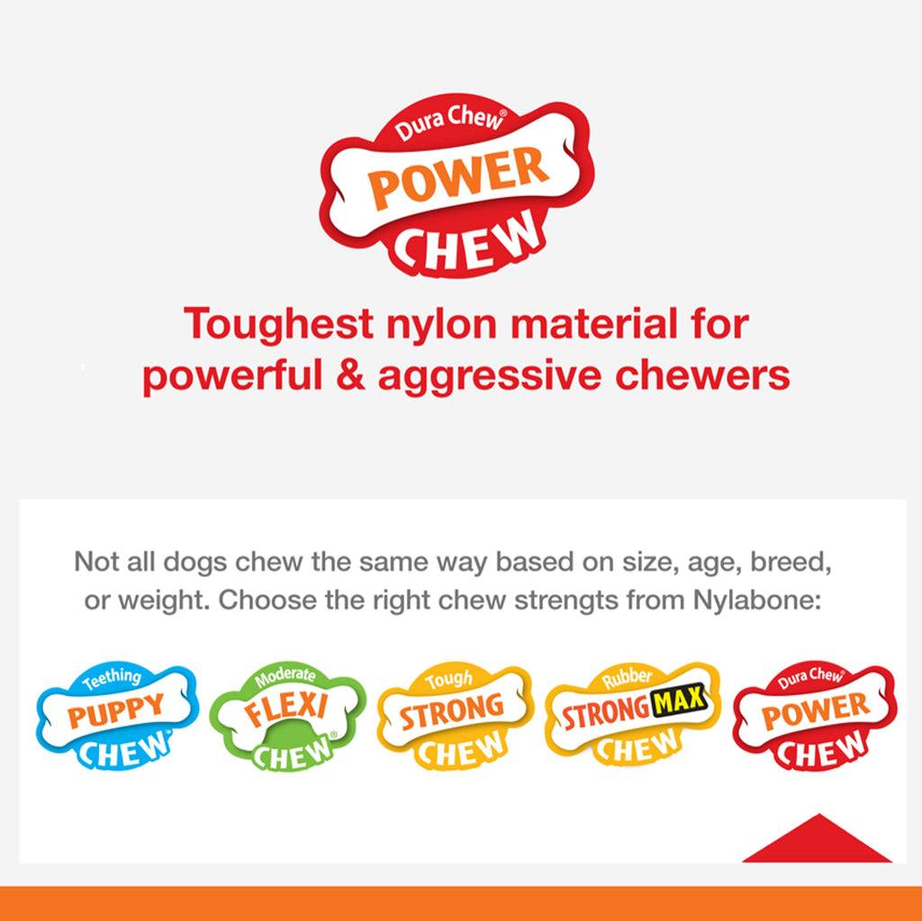 Nylabone Power Chew DuraChew Axis Bone Dog Chew Toy, X-Large