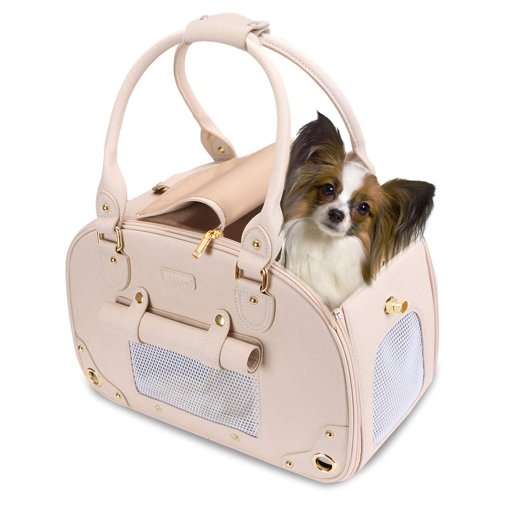 NewEle Fashion Dog Purse Carrier for Small Dogs with Shoulder Strap, Hold  Up to 7lbs Quality