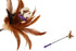 GiGwi Catwand 'Feather Teaser' with Natural Feather Plush Tail & TPR Handle Cat Toy