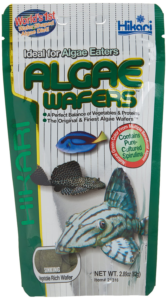 Hikari USA Inc AHK21316 Tropical Algae Wafer Fish Food, 82g