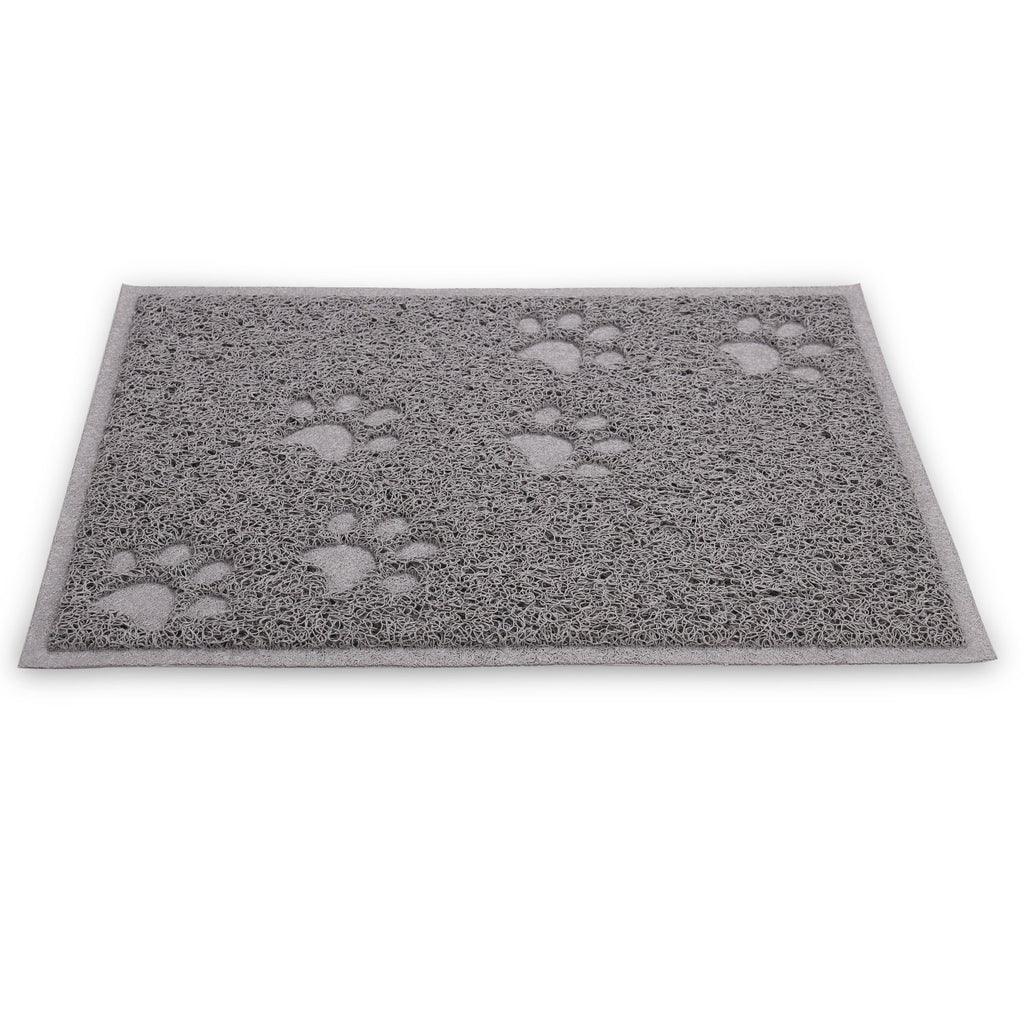 bulk buys Quality Gray Cat Litter Trap Mat, Non-Slip Backing, Dirt Catcher, Soft on Paws, Easy to Clean