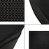 Pieviev Cat Litter Mat Litter Trapping Mat, Honeycomb Double Layer Waterproof Urine Proof Mats for Litter Boxes Scatter Control Easy Clean Soft on Kitty Paws (Black)