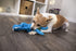 goDog Gators With Chew Guard Technology Tough Plush Dog Toy, Blue, Small (774018)