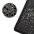 Pieviev Cat Litter Mat Litter Trapping Mat, Honeycomb Double Layer Waterproof Urine Proof Mats for Litter Boxes Scatter Control Easy Clean Soft on Kitty Paws (Black)