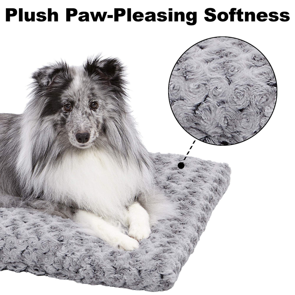 MidWest Quiet Time Pet Bed Deluxe Gray Ombre Swirl 21 x 12