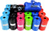 500 Pet Waste Bags, Dog Waste Bags, Bulk Poop Bags with Leash Clip and Bone Bag Dispenser - (500 Bags, Rainbow with Paw Prints)