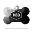 Taggie, Black & White Geometroholic Pet Tag, Circle