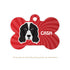 Taggie, Cocker Spaniel (B/W) Dog Tag, Bone