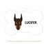 Taggie, Doberman Dog Tag, Bone