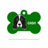 Taggie, Cocker Spaniel (B/W) Dog Tag, Bone