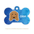 Taggie, Cocker Spaniel Dog Tag, Bone