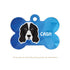 Taggie, Cocker Spaniel (B/W) Dog Tag, Bone