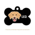 Taggie, Golden Dog Tag, Bone