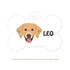 Taggie, Golden Dog Tag, Bone