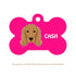 Taggie, Cocker Spaniel Dog Tag, Bone