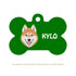 Taggie, Husky (Brown) Dog Tag, Bone