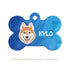 Taggie, Husky (Brown) Dog Tag, Bone