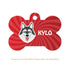 Taggie, Husky (Flaticon) Dog Tag, Bone