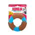KONG CoreStrength Bamboo Ring Dog Toy, Blue and Brown