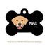 Taggie, Labrador (White/Brown) Dog Tag, Bone