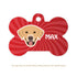 Taggie, Labrador (White/Brown) Dog Tag, Bone