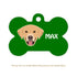 Taggie, Labrador (White/Brown) Dog Tag, Bone
