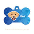 Taggie, Labrador (White/Brown) Dog Tag, Bone