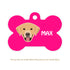 Taggie, Labrador (White/Brown) Dog Tag, Bone